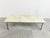 1960s Vintage White Marble Coffee Table, 1960s For Sale - Image 5 of 11