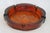 Mid-Century Modern Tiara Embossed American Eagle Amber Art Glass Large Ashtray 4677b For Sale - Image 3 of 17