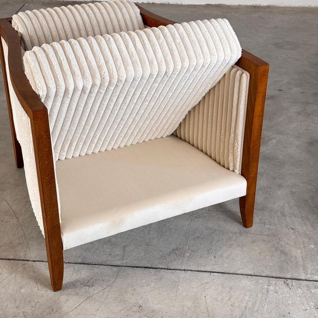 Set of Italian Art Deco Style Armchairs, 1990s For Sale - Image 11 of 18