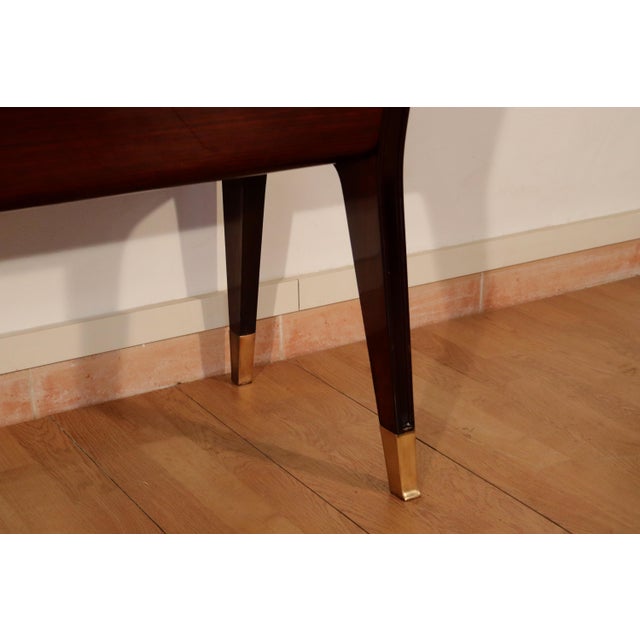 Mid-Century Credenza in Mahogany, Rosewood and Onyx by Osvaldo Borsani, Italy, 1950s For Sale - Image 16 of 18