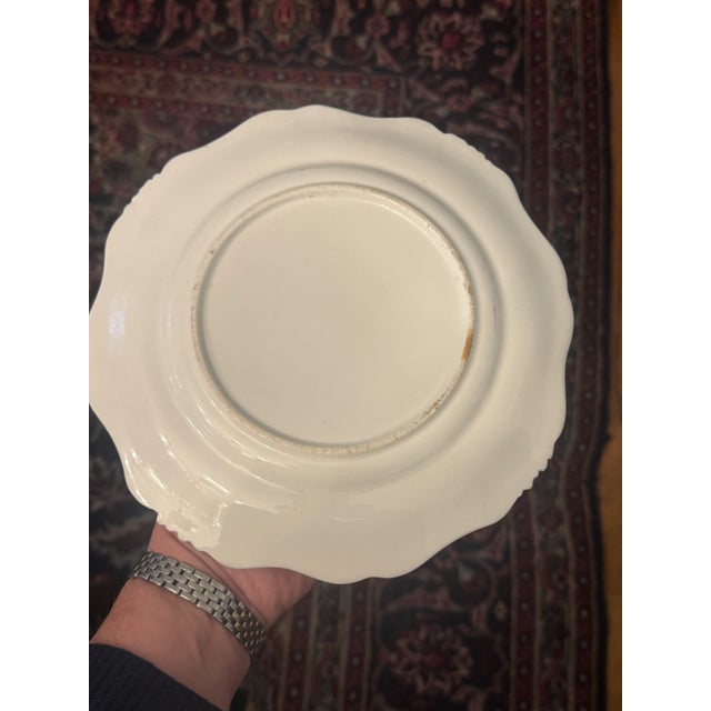 Ceramic Early 19th Century English Botanical Porcelain Plate For Sale - Image 7 of 9
