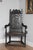 17th Century Black Wainscot Armchair For Sale - Image 11 of 14
