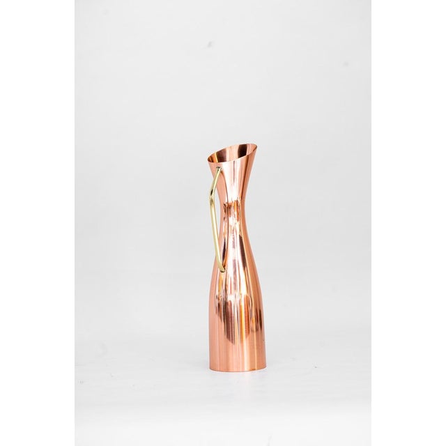 1950s Copper Flower Vase, Vienna, 1950s For Sale - Image 5 of 7