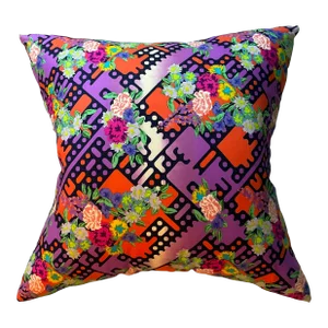 Colorful Print Pillow With Insert