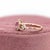 Light Pink Pink Imperial Topaz Ring W Earth Mined Diamonds in Solid 14k Rose Gold Size 6.75 For Sale - Image 8 of 10