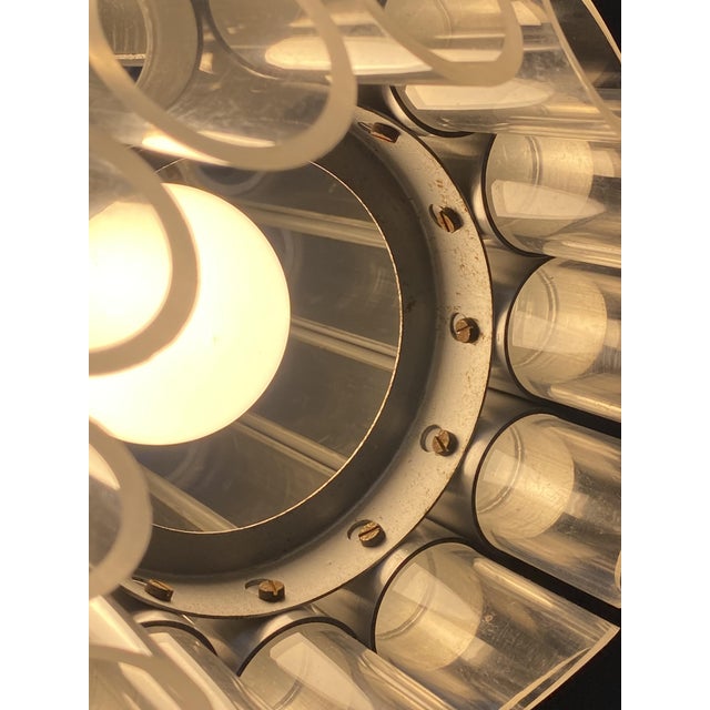 Vintage B-1205 Pendant Light in Aluminum and Acrylic Glass from Raak Amsterdam, 1960s For Sale - Image 10 of 18