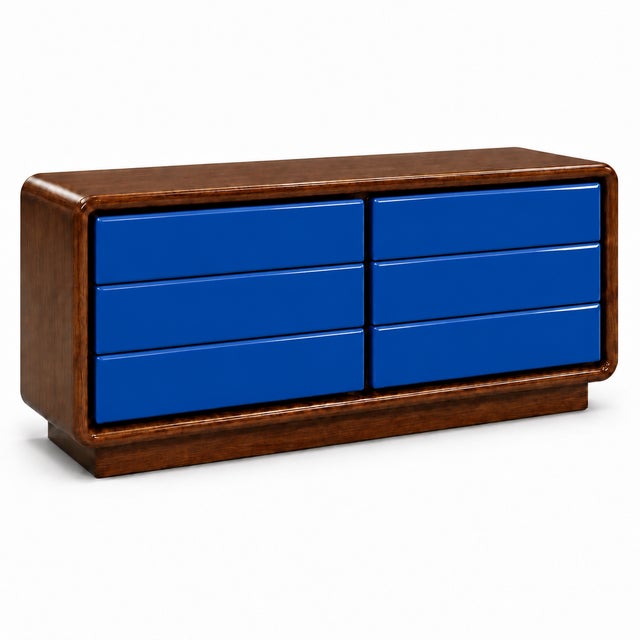 Marvelous Vintage Modern to Postmodern Dresser For Sale - Image 4 of 4