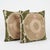 This beautiful 24'' x 25'' hand-embroidered Suzani pillow cover set was made from authentic Uzbek cotton fabric. The...
