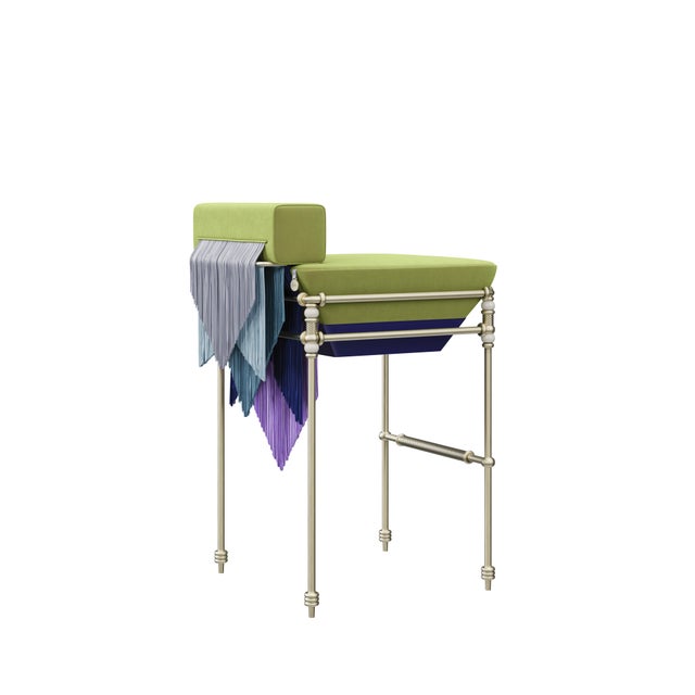 Seraphine Chair with Fringes by Ottiu For Sale - Image 6 of 16