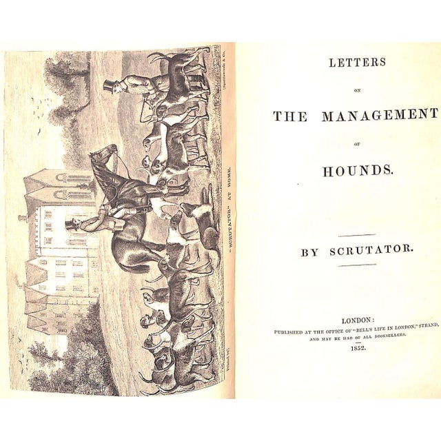 HORLOCK, K. W. SCRUTATOR. [336] pp. London: Bell's Life 1852 8 3/4" x 5 3/4" Ex-Libris: W.R. Grace bookplate custom bound...