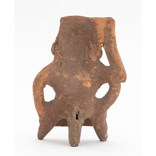 Veracruz Standing Female Figure Pottery Sculpture For Sale In New York - Image 6 of 7