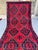 Textile Turkmen Tribal Red Afghan Hand-Knotted Wool Runner - 5'1" X 13' For Sale - Image 7 of 11