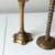 1980s Brass Palm Tree Candlestick Holders: A Pair For Sale - Image 5 of 7