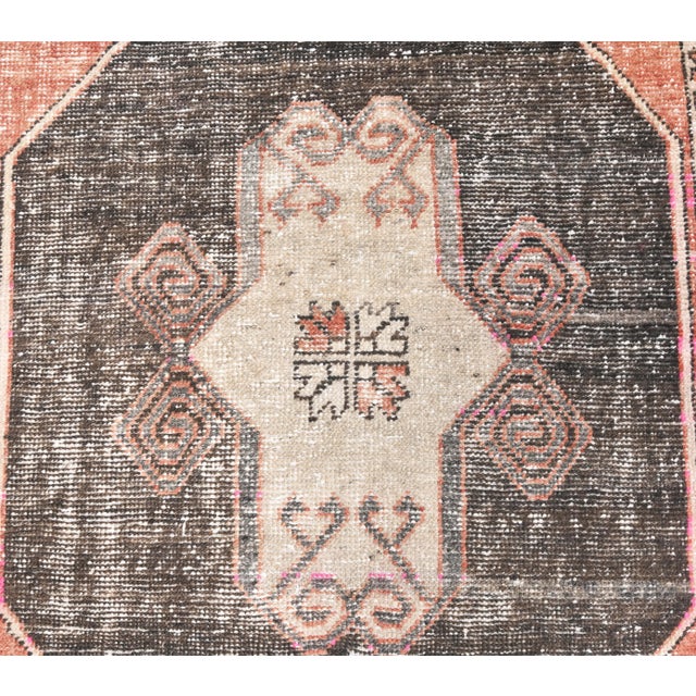 1960s Turkish Wool Hand-Knotted Runner Rug For Sale - Image 5 of 8