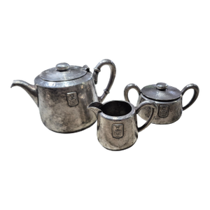 1930s Pancoast Hotel, Miami Beach - Personal Tea Service Original- 3 Pieces