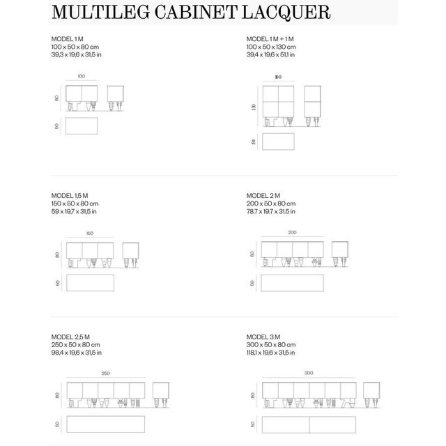 1.5M Multileg Cabinet Lacquered in Green by Jaime Hayon for BD Barcelona, 2022 For Sale - Image 11 of 15