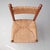1960s Wooden Chair with Rush Seat and Backrest, 1960s For Sale - Image 5 of 6