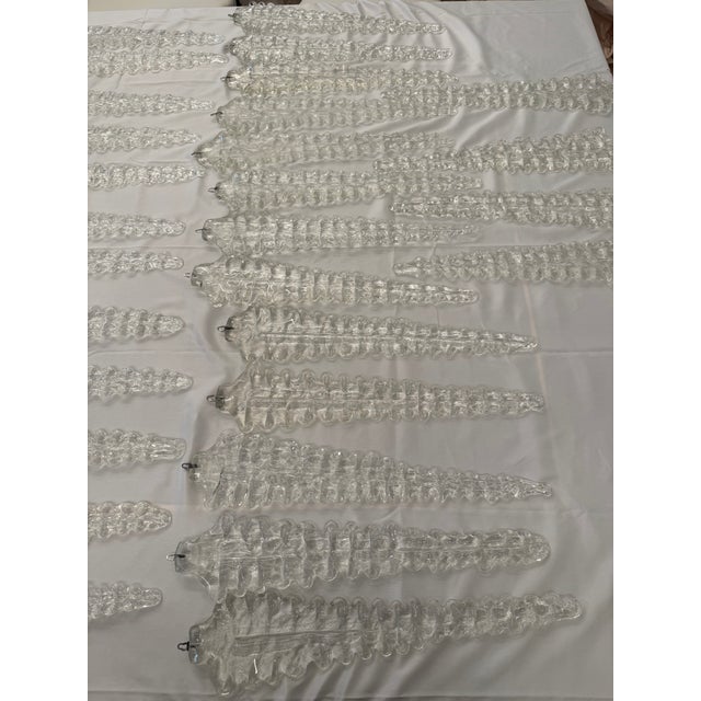 1960s Venini Chandelier, Seaweed Murano Glass (Alga), Italy For Sale In New York - Image 6 of 11