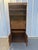 Hollywood Regency 1980s Vintage Brown Faux Bamboo Secretary Bookcase For Sale - Image 3 of 8