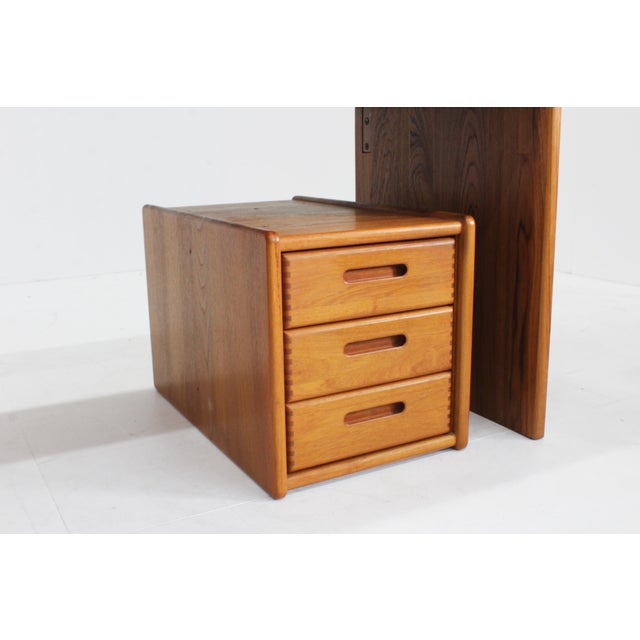 Vintage Danish Teak Desk, 1960s For Sale - Image 6 of 10