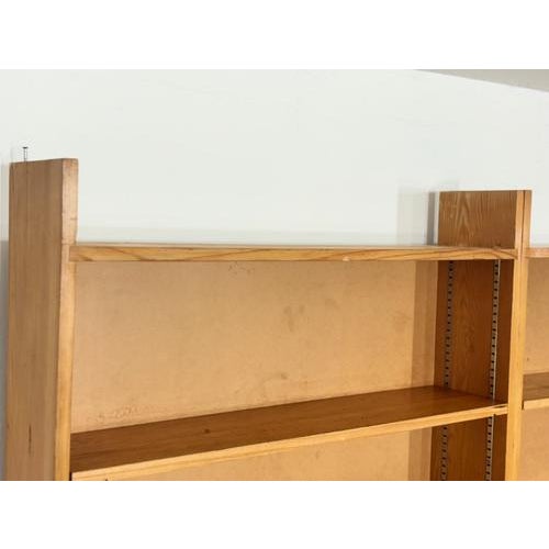 Large Vintage Shelving Unit in Pine, 1960s For Sale - Image 16 of 18