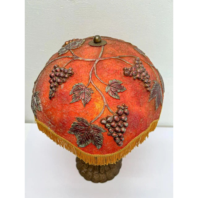 Plastic Molded Plastic Sculptural Table Lamp with Grapes Decoration, 1970s For Sale - Image 7 of 18