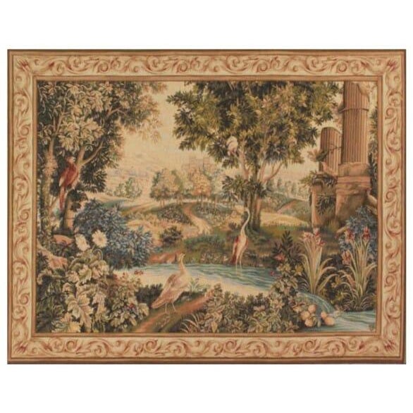This beautiful tapestry is woven on a jacquard loom by skilled weavers, keeping alive the centuries old tradition of...