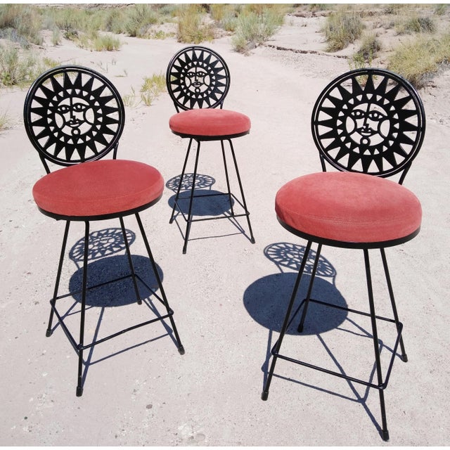 Mid Century Bar Stools Designed by Arthur Umanoff for Shaver Howard