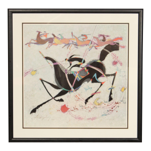 Li Zhong Liang Contemporary Print, Cave Painting