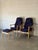 Mid-Century Modern Bentwood High Back Lounge Chairs With Ottoman Set of 3 Vintage Mid-Century Modern 1970s For Sale - Image 3 of 11