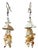 Vintage Boho Drop Shell Earrings For Sale