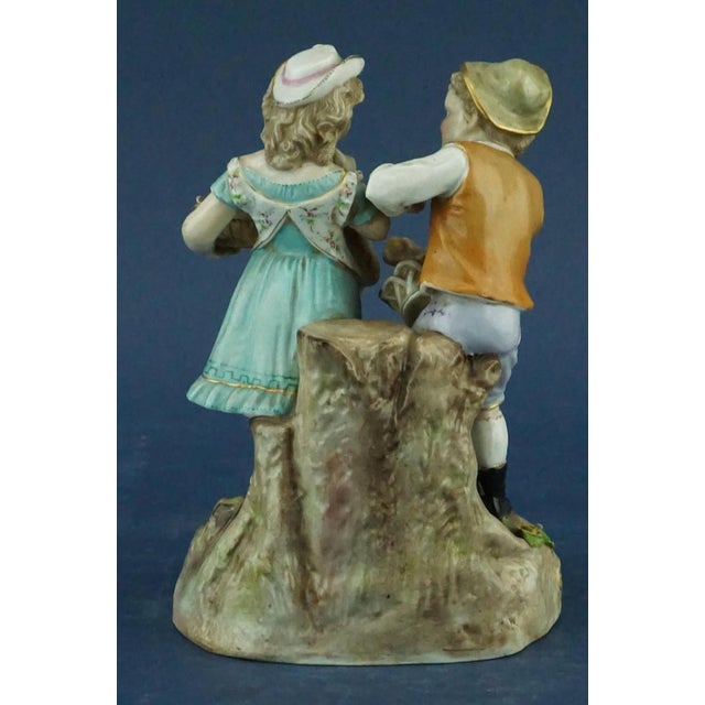 19th Century Art Nouveau Figurine in Porcelain from Ernst Bohne & Söhne Factory, Germany, 1800s For Sale - Image 4 of 18