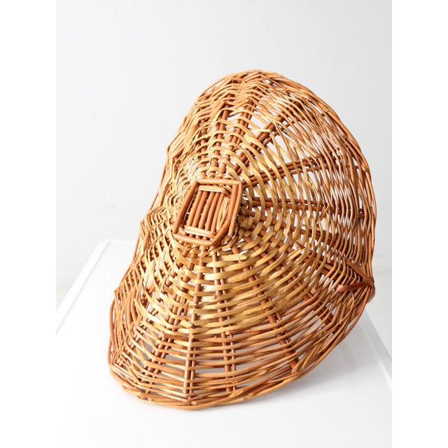 Vintage Wicker Kindling Basket For Sale - Image 13 of 13