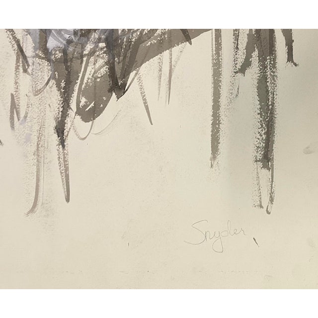 Modern 1970s Richard Snyder Modern Portrait of a Girl For Sale - Image 3 of 4