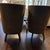 Wood Pair of Custom Made Wingback Chairs in Paisley Corduroy, Perfect Condition For Sale - Image 7 of 12