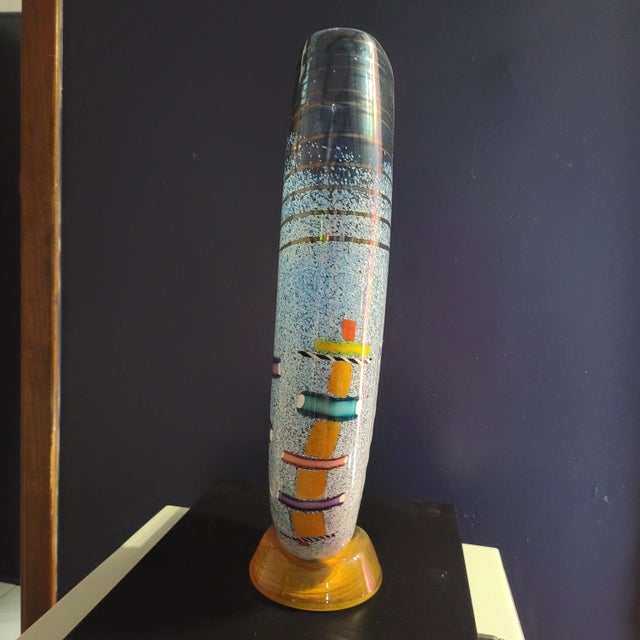 Art Glass Vase Attributable to Pizzichillo - Gordon For Sale - Image 4 of 6