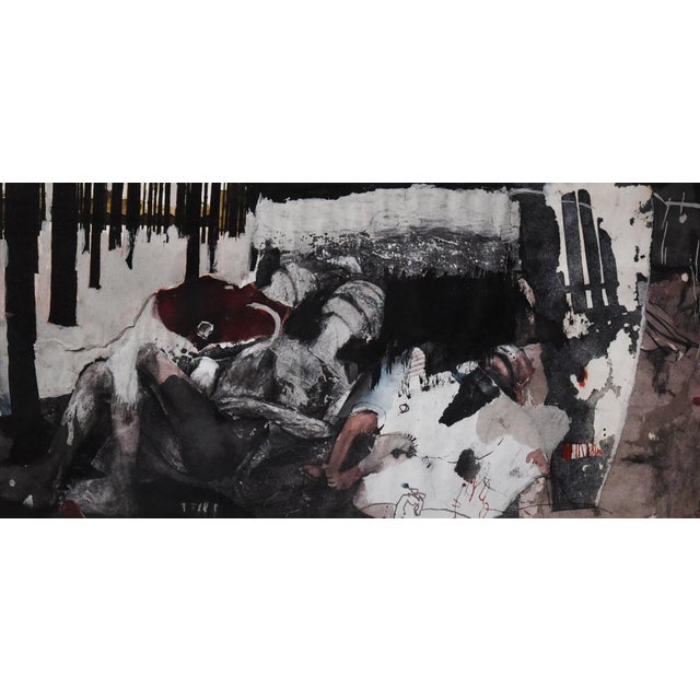 Mix Media Lithograph Size: 22" x17"