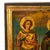 Gold Antique Greek Orthodox Gilded Hand-Painted Egg Tempera Double Sided Icon, 1850 For Sale - Image 8 of 15