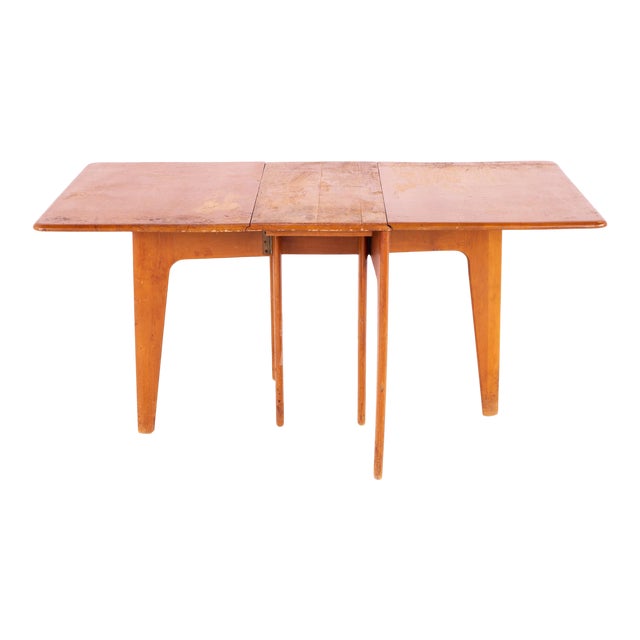 HeywoodWakefield Mid Century Gate Leg Drop Leaf Dining Table Chairish