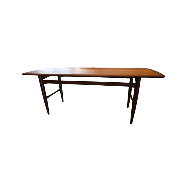 Brown Vintage Coffee Table in Teak and Walnut from HMB Rörvik, 1960 For Sale - Image 8 of 13