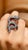 Black 18k Gold Serpent Ring Size 7 With 3.8 Carats Natural Diamond Accents by VRJewels For Sale - Image 8 of 17