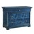 Not Yet Made - Made To Order True Blue Burl 3 Drawer Chest - For Sale - Image 5 of 8