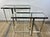 Double Console Table in Chromed Metal and Glass, 2000s For Sale - Image 10 of 13