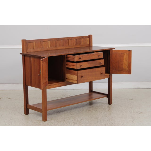 Stickley Stickley Cherry Arts & Crafts Mission Sideboard For Sale - Image 4 of 18
