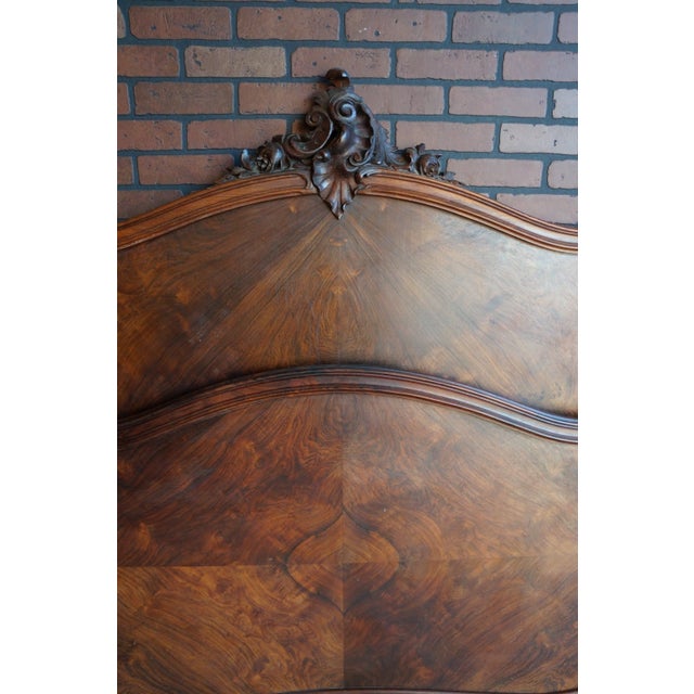 19th Century Antique French Rococo Bed For Sale - Image 5 of 7