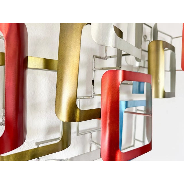 Retro Modo Metal Wall Sculpture Art by JasonW Studios Signed Chairish