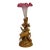 Finely Carved Wood Chamois With Glass Vase, Brienz Ca. 1900 For Sale