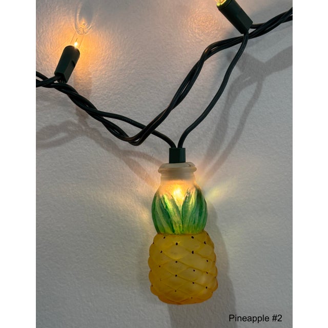Christmas Is Coming! 16 Pieces- Heavy Glass Christmas Light Covers Ca 1980s For Sale - Image 14 of 18