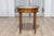 French Mid 20th Century French Louis XVI Style Walnut Bouillotte Table with Marble Top and Brass Gallery For Sale - Image 3 of 10