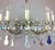 French Mid 20th Century French Marie Theresa Chandelier With Colored Rock Crystals 10 Arms For Sale - Image 3 of 6